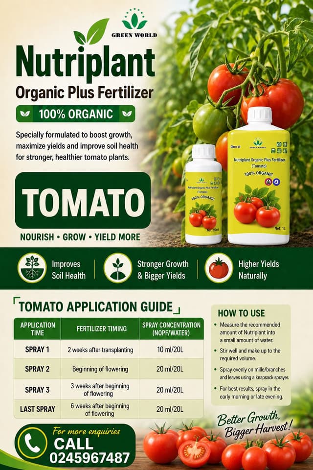 NUTRIPLANT ORGANIC PLUS FERTILIZER
